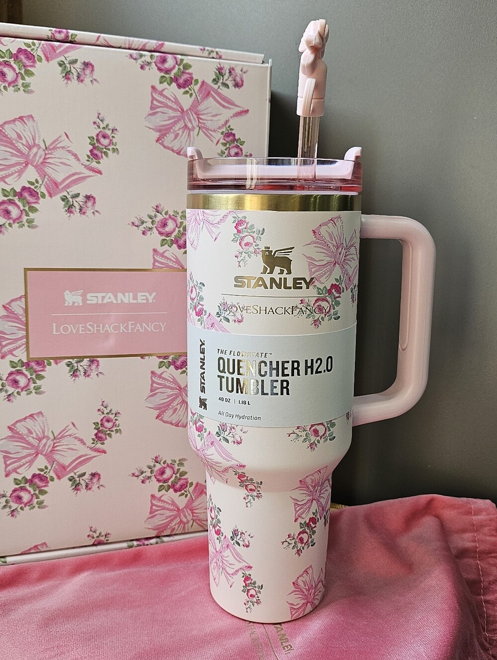 Stanlet LoveShackFancy 40oz Tumbler - Picture 2 of 6